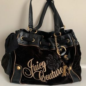 Juicy couture black handbag-Original